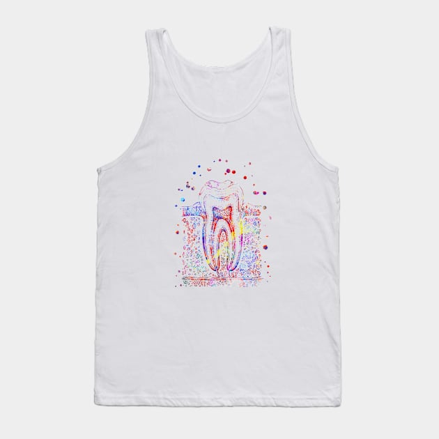 Tooth Tank Top by RosaliArt